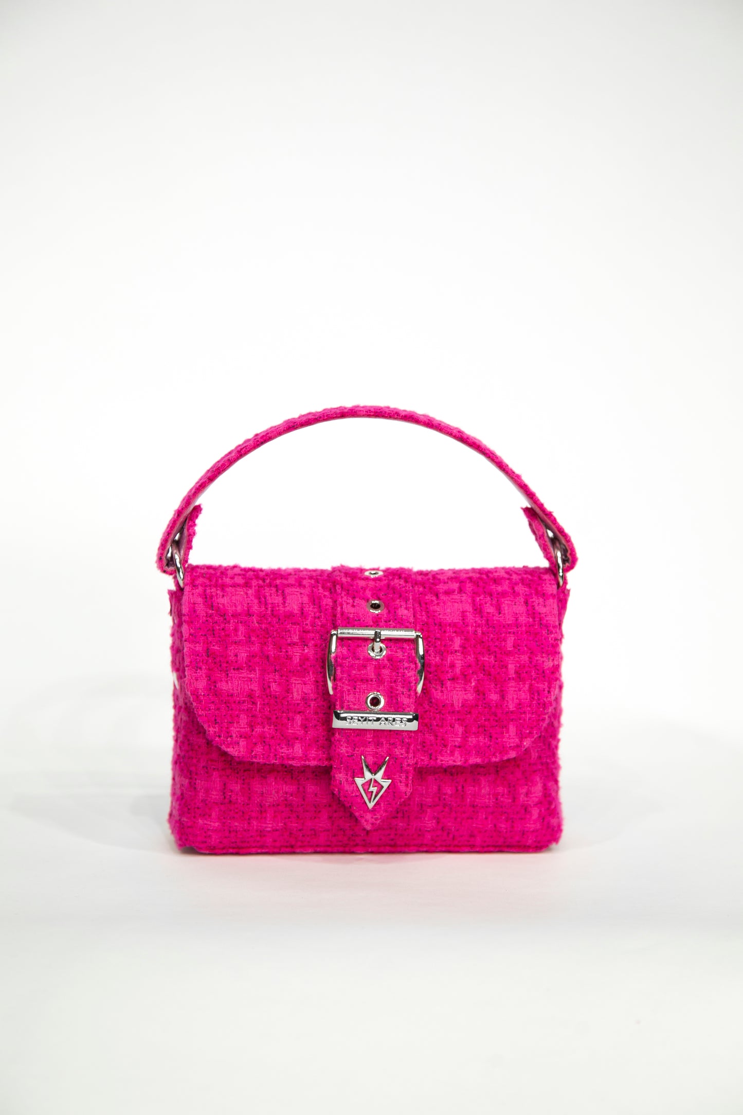 Tweed bag, pink