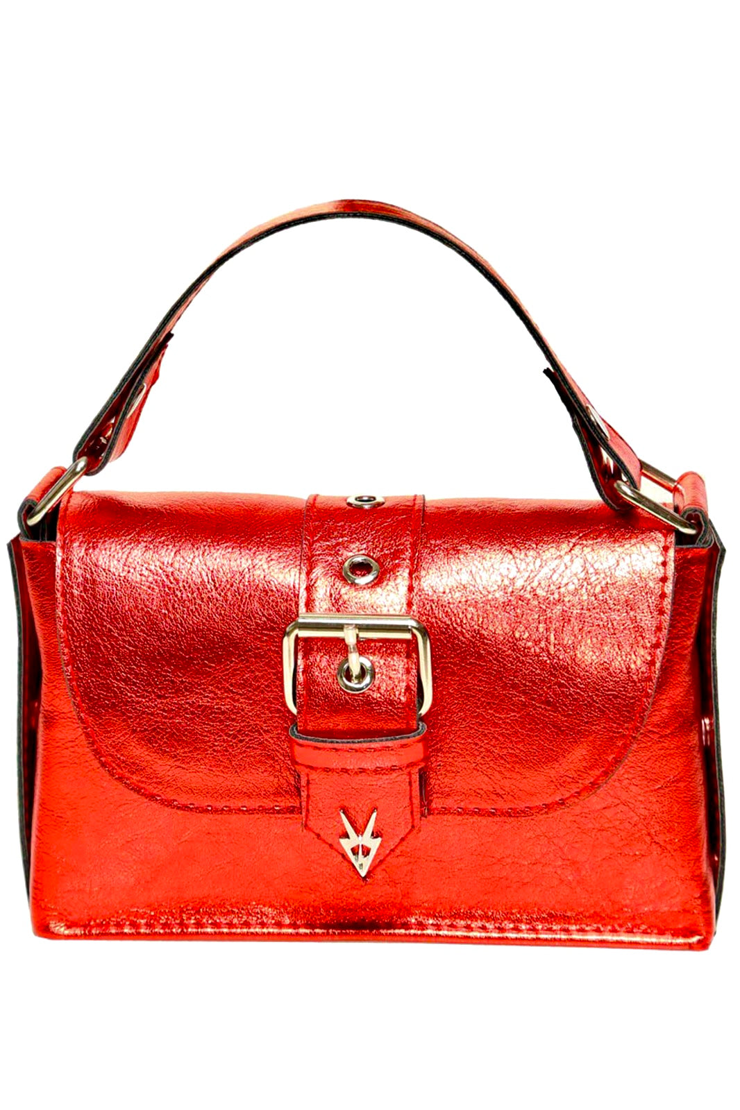 Ares metallic red mini bag