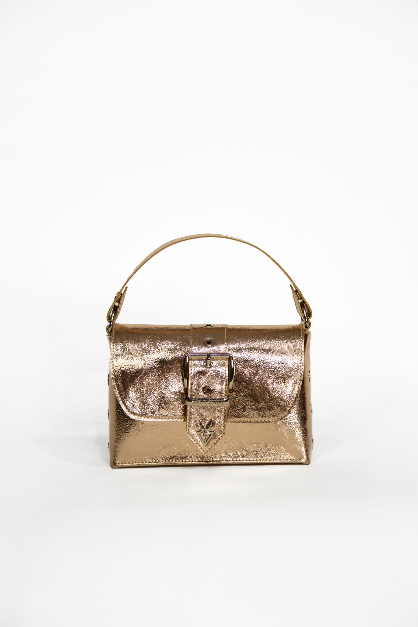 Ares metallic gold L bag