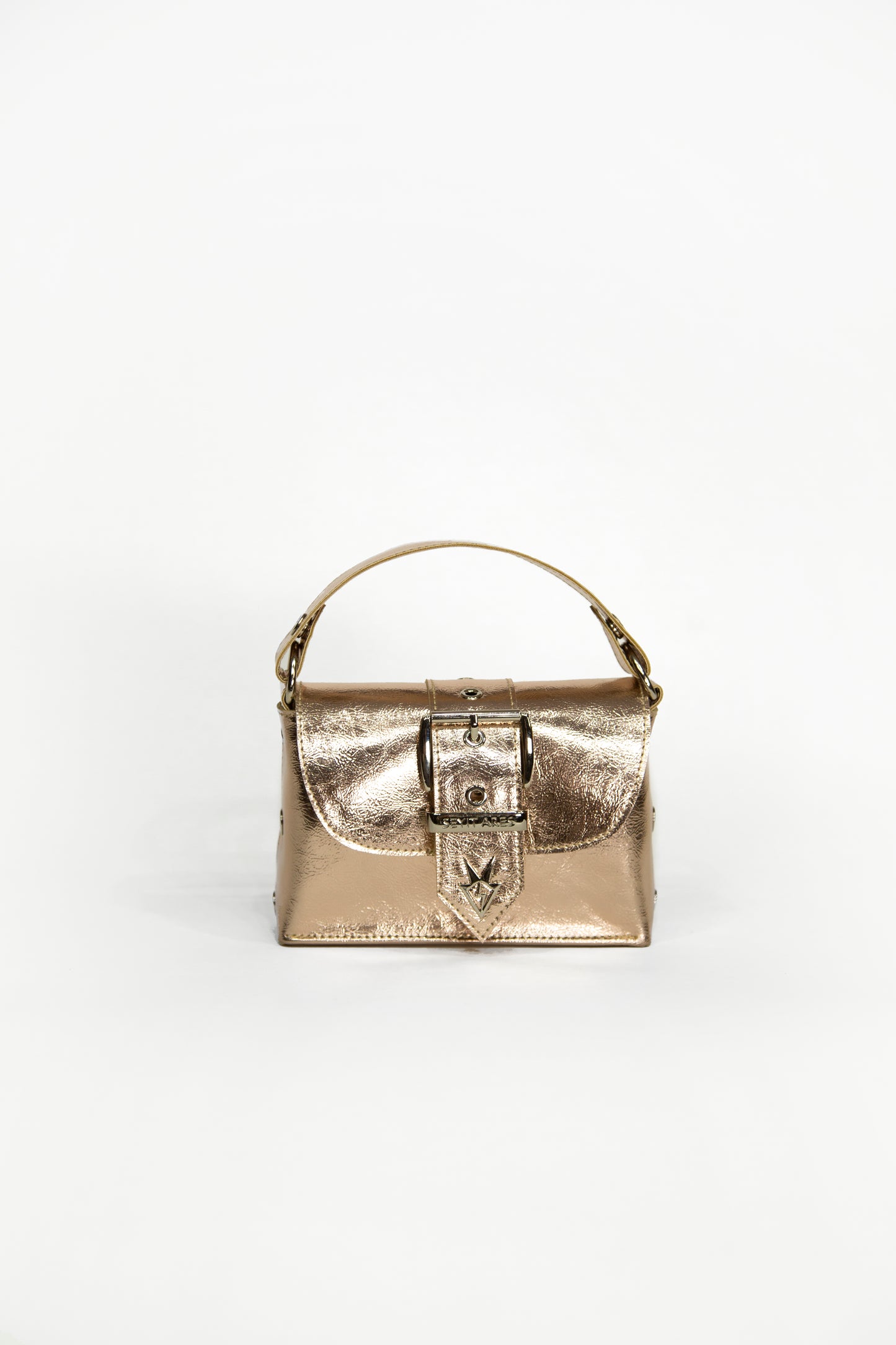 Ares metallic gold small bag