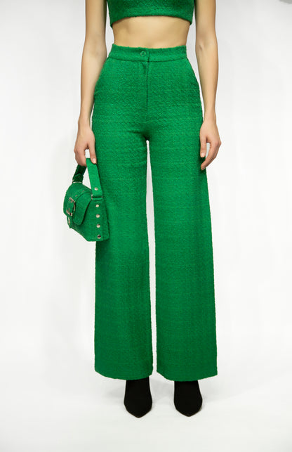 Tweed trousers, green